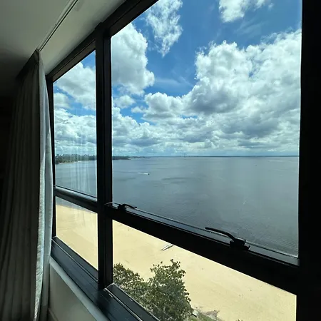 710 Conforto Com Vista Maravilhosa Para O Rio Manaus Exterior photo